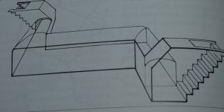 Estructura de un búnquer construido en el aeródromo de la Cerdanya